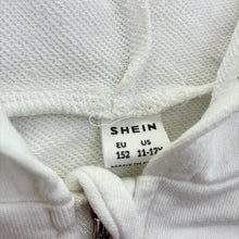 Load image into Gallery viewer, Girls SHEIN, cotton cropped zip hoodie sweater, butterflies, FUC, size 12,  