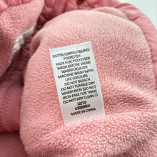 Load image into Gallery viewer, Girls Target, puffer jacket with fleece lining, FUC, size 3,  