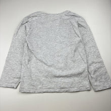 Load image into Gallery viewer, Girls Mini Mango, grey cotton blend long sleeve t-shirt, unicorn, GUC, size 7,  