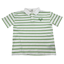 Load image into Gallery viewer, Unisex H&amp;M, striped cotton polo top, EUC, size 7-8,  