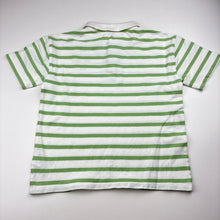 Load image into Gallery viewer, Unisex H&amp;M, striped cotton polo top, EUC, size 7-8,  