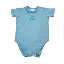 Load image into Gallery viewer, Unisex Target, blue cotton bodysuit, FUC, size 0,  