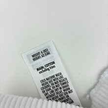 Load image into Gallery viewer, Unisex Bonds, white cotton ribbed singlet, GUC, size 000,  