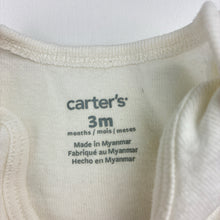 Load image into Gallery viewer, Unisex Carter's, cotton bodysuit / romper, GUC, size 000-00,  