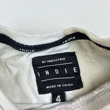 Load image into Gallery viewer, Boys INDIE BY INDUSTRIE, cotton t-shirt, light marks, FUC, size 4,  