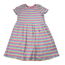 Load image into Gallery viewer, Girls Cotton On, cotton blend ribbed dress, wash fade &amp; marks lower front, FUC, size 5, L: 61cm