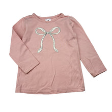 Load image into Gallery viewer, Girls Target, pink organic cotton blend long sleeve t-shirt, FUC, size 1,  
