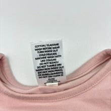 Load image into Gallery viewer, Girls Target, pink organic cotton blend long sleeve t-shirt, FUC, size 1,  