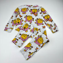 Load image into Gallery viewer, Girls Peter Alexander, Mr. Men Little Miss grey cotton blend zip romper, FUC, size 2,  