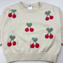 Load image into Gallery viewer, Girls Anko, cream knit sweater, GUC, size 1,  