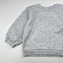 Load image into Gallery viewer, Unisex Dymples, grey cotton blend fleece lined sweater, GUC, size 2,  