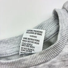 Load image into Gallery viewer, Unisex Dymples, grey cotton blend fleece lined sweater, GUC, size 2,  