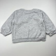 Load image into Gallery viewer, Unisex Dymples, grey cotton blend fleece lined sweater, GUC, size 2,  