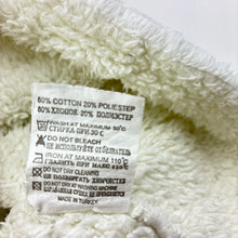 Load image into Gallery viewer, Unisex Babykids, white cotton blend fleece lined vest, GUC, size 1-2,  
