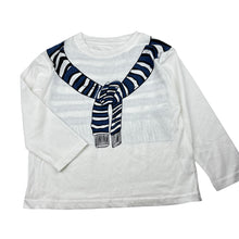 Load image into Gallery viewer, Unisex white, long sleeve t-shirt, EUC, size 6,  