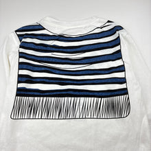 Load image into Gallery viewer, Unisex white, long sleeve t-shirt, EUC, size 6,  