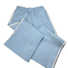 Load image into Gallery viewer, Girls Cotton On, blue track pants, elasticated, Inside leg: 48.5cm, FUC, size 7,  