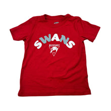 Load image into Gallery viewer, Unisex AFL, Sydney Swans red cotton t-shirt, EUC, size 2,  