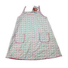 Load image into Gallery viewer, Girls Baby, lightweight cotton floral dress, NEW, size 1, L: 45cm
