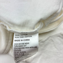 Load image into Gallery viewer, Boys David Jones, white cotton polo top, bow tie, FUC, size 0,  