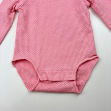 Load image into Gallery viewer, Girls Bonds, pink cotton blend pointelle bodysuit Wondercool, EUC, size 0000,  