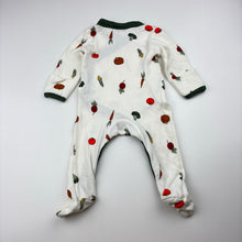 Load image into Gallery viewer, Unisex Baby Berry, organic cotton coverall, EUC, size 00000,  
