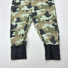 Load image into Gallery viewer, Boys Baby Berry, camo print cotton pyjama pants, elasticated, EUC, size 1,  