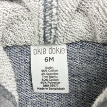 Load image into Gallery viewer, Boys Okie Dokie, cotton blend denim hooded jacket, GUC, size 00-0,  