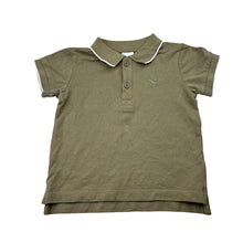 Load image into Gallery viewer, Boys Baby Berry, green cotton polo top, FUC, size 1,  