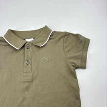 Load image into Gallery viewer, Boys Baby Berry, green cotton polo top, FUC, size 1,  