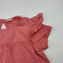 Load image into Gallery viewer, Girls Zara, pink cotton ruffle top, GUC, size 2-3,  