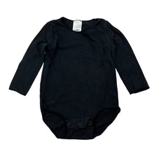 Load image into Gallery viewer, Unisex Bonds, black cotton blend bodysuit, FUC, size 00,  