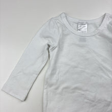 Load image into Gallery viewer, Unisex Bonds, white cotton blend bodysuit, EUC, size 00,  