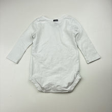 Load image into Gallery viewer, Unisex Bonds, white cotton blend bodysuit, EUC, size 00,  