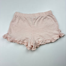 Load image into Gallery viewer, Girls F&amp;F, pink cotton ruffle shorts, elasticated, EUC, size 1,  
