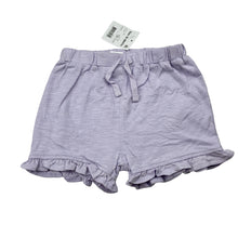 Load image into Gallery viewer, Girls Anko, purple cotton ruffle shorts, elasticated, NEW, size 1,  