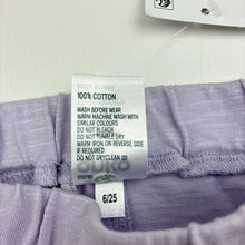 Load image into Gallery viewer, Girls Anko, purple cotton ruffle shorts, elasticated, NEW, size 1,  