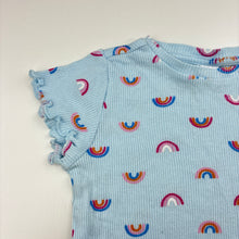 Load image into Gallery viewer, Girls Anko, cotton blend ribbed t-shirt, GUC, size 3,  