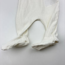 Load image into Gallery viewer, Unisex Cotton On Baby, cotton blend ribbed footed pants, EUC, size 0000,  