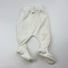 Load image into Gallery viewer, Unisex Cotton On Baby, cotton blend ribbed footed pants, EUC, size 0000,  