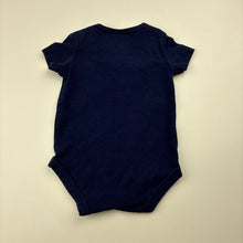 Load image into Gallery viewer, Unisex Anko, navy cotton blend bodysuit, GUC, size 000,  