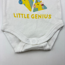 Load image into Gallery viewer, Unisex Baby Berry, white cotton bodysuit, GUC, size 000,  