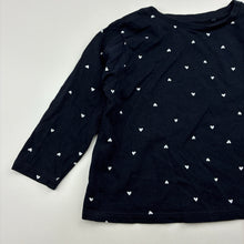 Load image into Gallery viewer, Girls Target, organic cotton long sleeve t-shirt, EUC, size 1,  