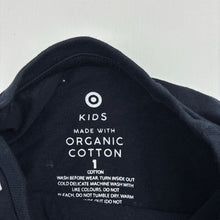 Load image into Gallery viewer, Girls Target, organic cotton long sleeve t-shirt, EUC, size 1,  