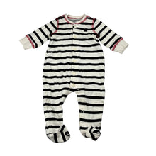 Load image into Gallery viewer, Unisex Baby Gap, striped cotton coverall, EUC, size 000,  