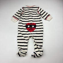 Load image into Gallery viewer, Unisex Baby Gap, striped cotton coverall, EUC, size 000,  