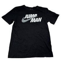 Load image into Gallery viewer, Boys Jordan, black cotton t-shirt, GUC, size 12-13,  
