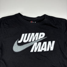 Load image into Gallery viewer, Boys Jordan, black cotton t-shirt, GUC, size 12-13,  