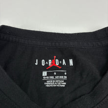 Load image into Gallery viewer, Boys Jordan, black cotton t-shirt, GUC, size 12-13,  