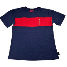 Load image into Gallery viewer, Boys Bauhaus, navy cotton t-shirt, GUC, size 12,  